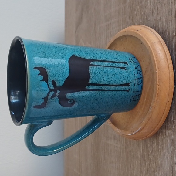 2 FOR $20 Alaska Black Leggy Moose Tall 14 Oz Ceramic Mug - Picture 4 of 13